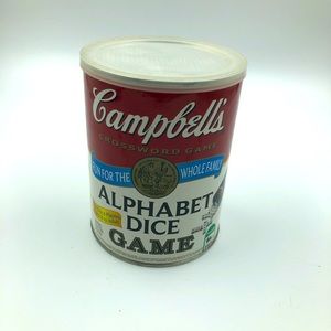 Campbell's Soup Crossword Alphabet Dice Game